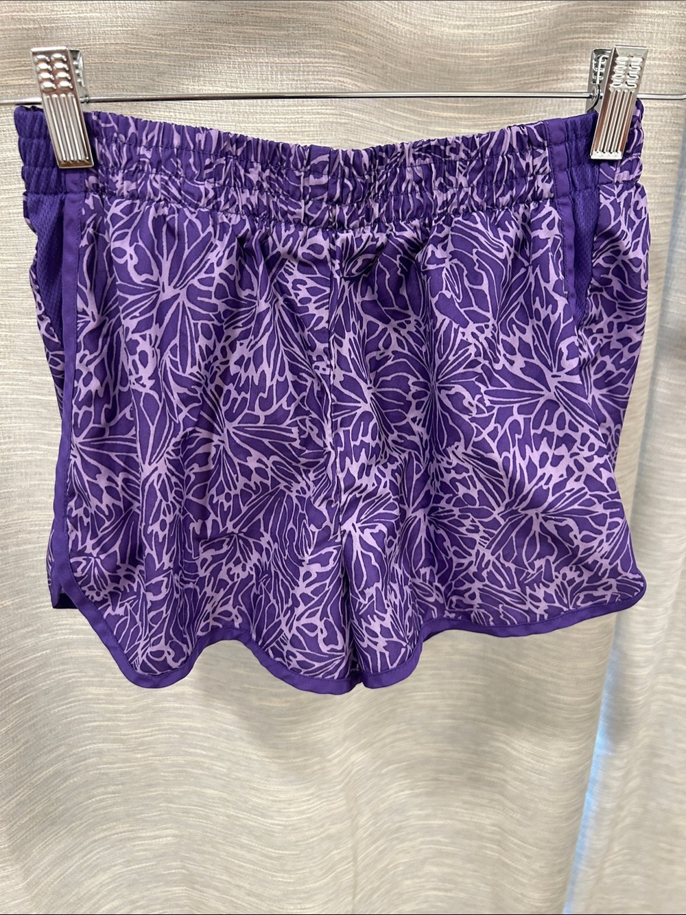 Champion Purple Floral Athletic Shorts